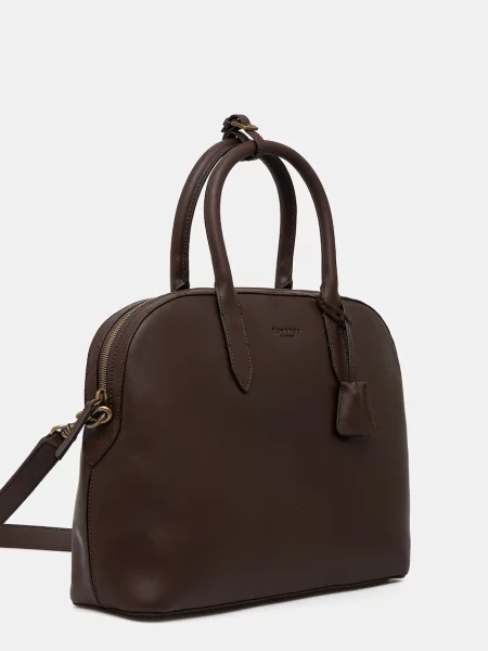 Шкіряна сумочка Marc O'Polo коричневий