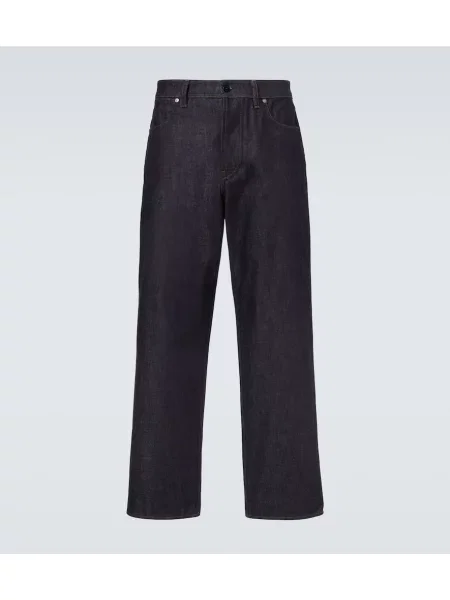 Traperice ravnih nogavica Stone Island kamenje plava