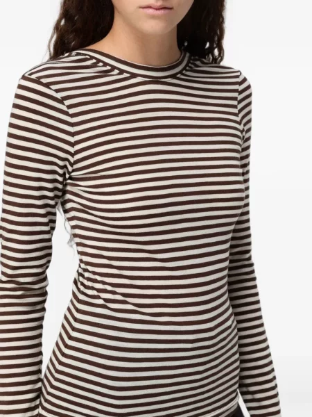Lung tricou Tela maro