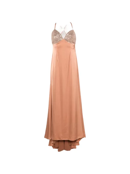 Rochie maxi Alessandro Legora cu paiete maro