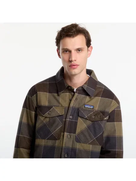 Риза Patagonia M's Lightweight Insulated Fjord Flannel Shirt Green XL зелено