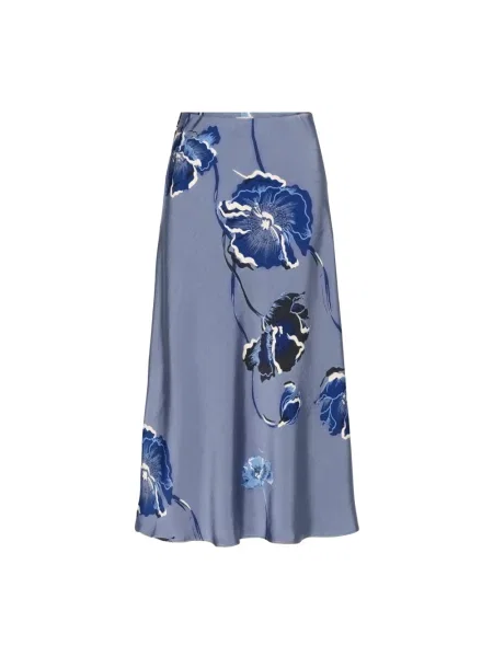 Spódnica midi Inwear niebieska