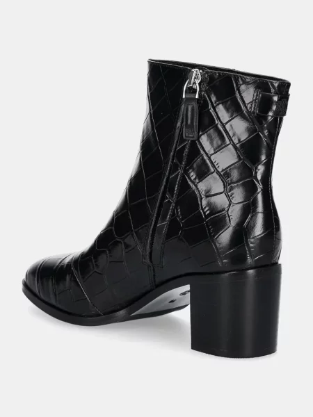 Кожаные ботинки Lauren Ralph Lauren черные