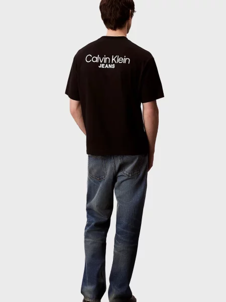 Футболка Calvin Klein Jeans с принтом черная