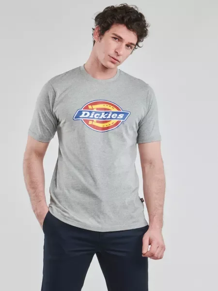 Tričko Dickies s autogramom sivá