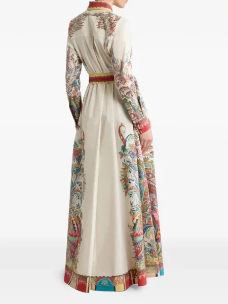 Rochie maxi Etro cu imagine cu model paisley