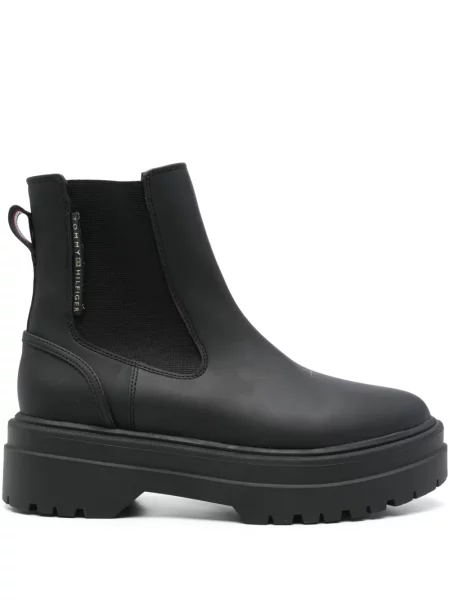 Botine chelsea Tommy Hilfiger chunky negru