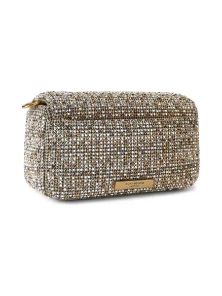 Torebka Kurt Geiger London z twillu żółta