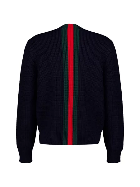 Pulover Gucci cu dungi albastru
