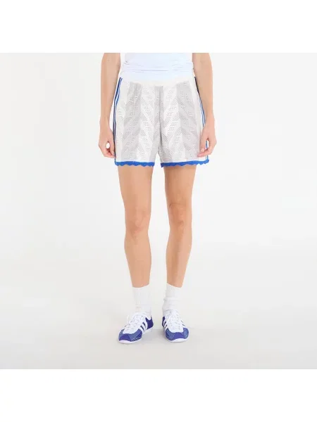 Короткі шорти Adidas Originals з перлами білі