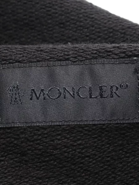 Futó nadrág Moncler autogrammal fekete