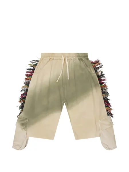 Pantaloni scurți cargo Alchemist cu franjuri