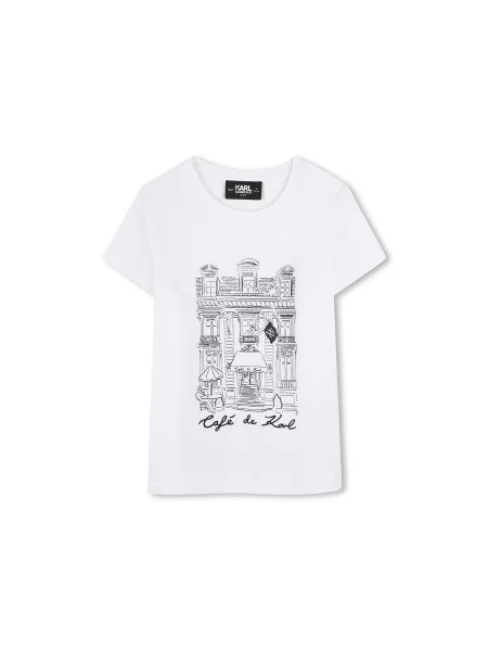 Karl Lagerfeld Kids T-shirt S Regular Fit bijela