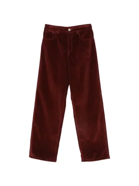 Pantaloni Róhe de catifea cord roșu