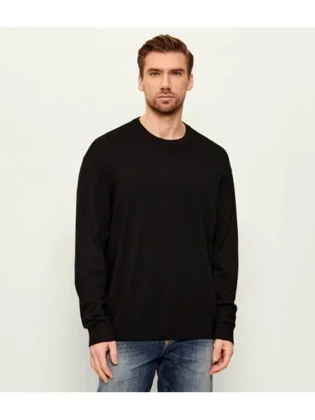 Armani Exchange Kötött pulóver fekete