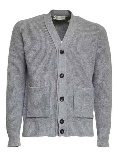Cardigan Filippo De Laurentiis tricotate gri