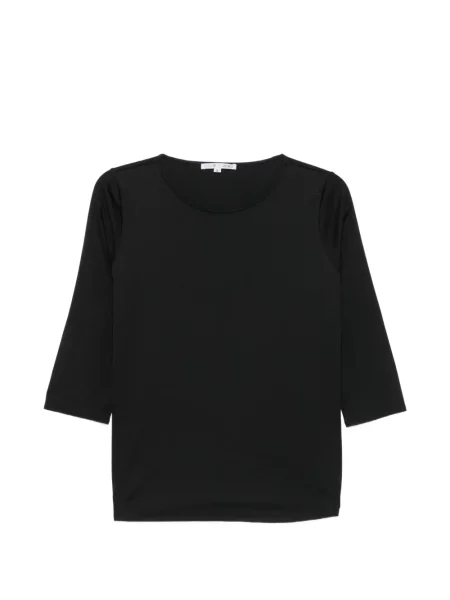Háromnegyedes ujjú póló Shirt C Zero fekete