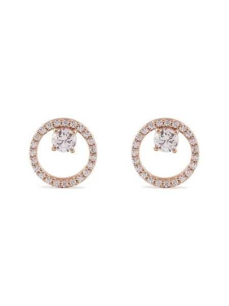 Swarovski Náušnice Constella Ružové zlato
