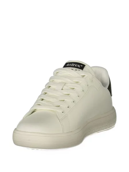 Sneakerși Avirex cu imagine alb