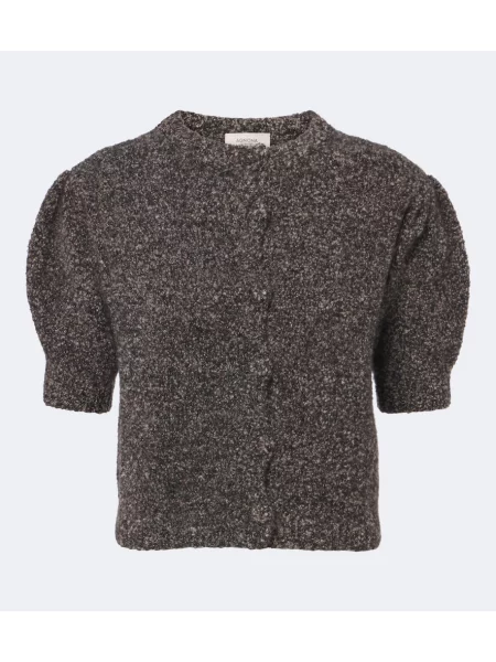 Cardigan Agnona de lână maro