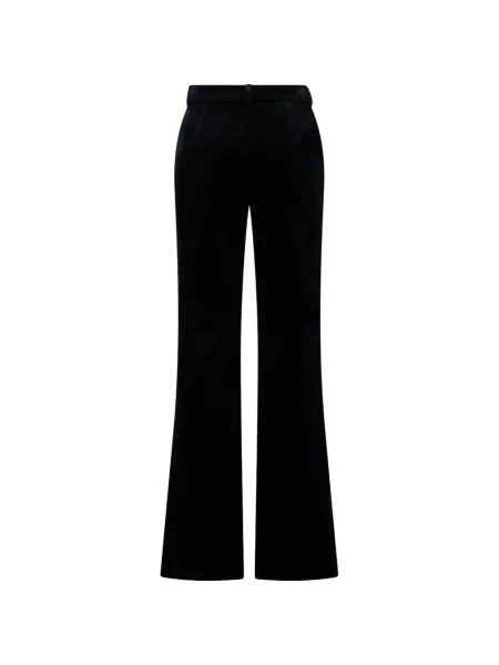 Pantaloni Alberta Ferretti cu talie înaltă negru