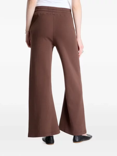 Pantaloni Palm Angels cu imagine alergare maro