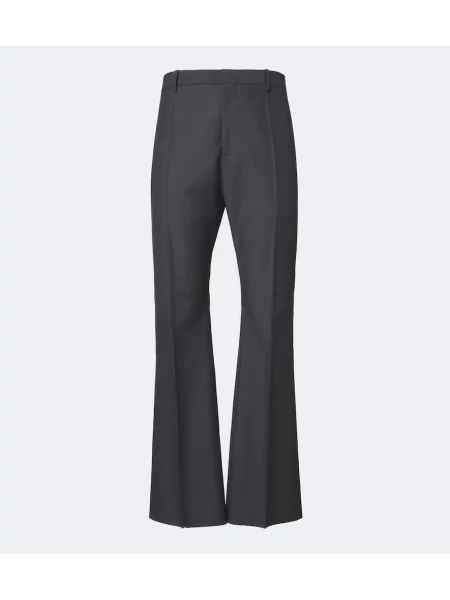 Pantaloni Jil Sander de lână gri