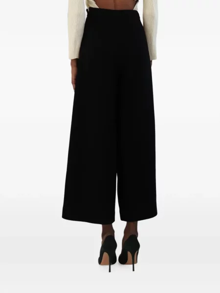 Krepové culottes Emilia Wickstead černé