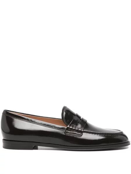 Pantofi loafer Gianvito Rossi din piele maro