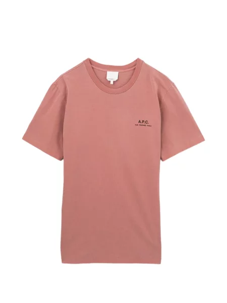 Scurt tricou A.p.c. cu imagine roz