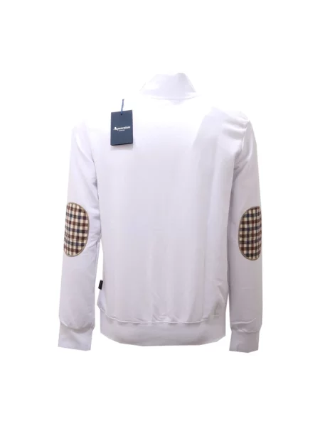 Bluza rozpinana Aquascutum z kapturem biała