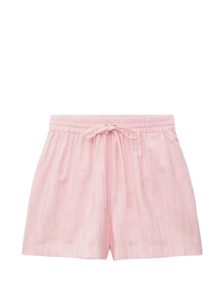 Pantaloni scurți Versace cu cordon roz