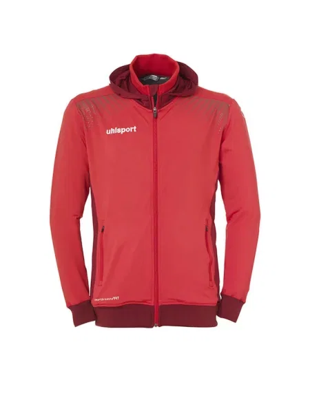 UHLSPORT Športna jakna rdeča / črna bela