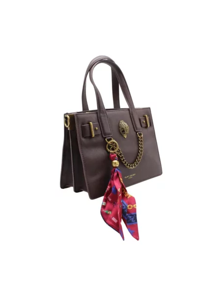 Kurt Geiger London torebka shopper skórzana SLOANE brązowa