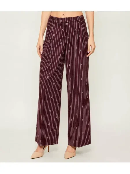 HUGO Pantaloni Haviri | flare fit bordo