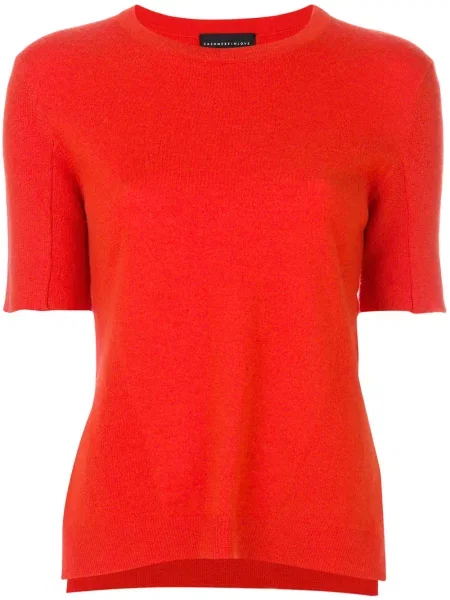 Top Cashmere In Love din cașmir galben