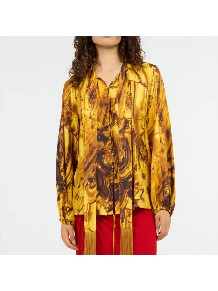 Bluzka Roberto Cavalli żółta