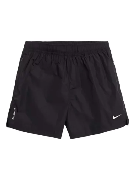 Tricou Nike din piele cu broderie negru