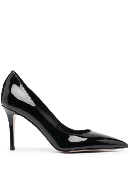Pantofi cu toc Le Silla din piele de lac negru