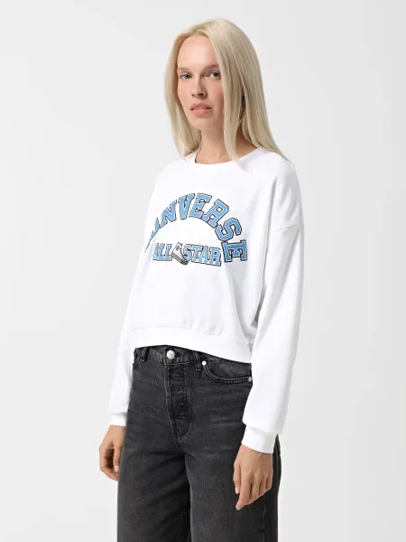 Світшот CONVERSE Retro Chuck Heritage Crew білий