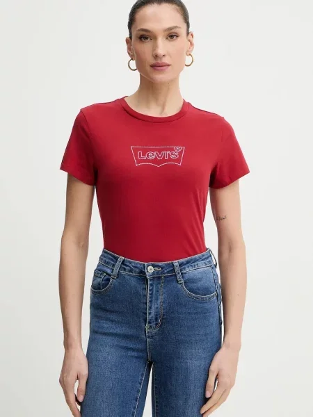 Тениска Levi's червено