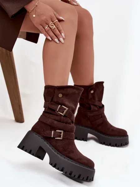 Боти до глезена Boto черно