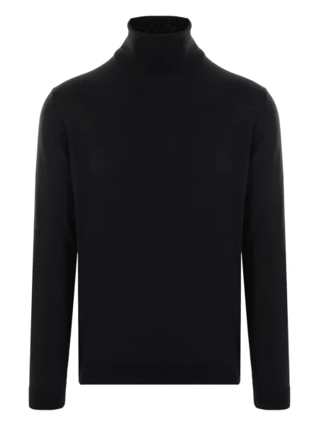 Golf golf Roberto Collina wełniany czarny