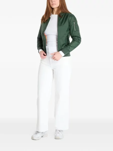 Geacă bomber Urban Classics verde