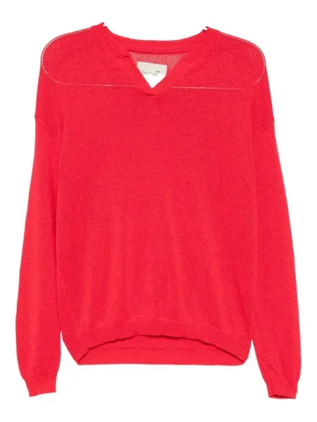 Dzianinowy top Bambah czerwony