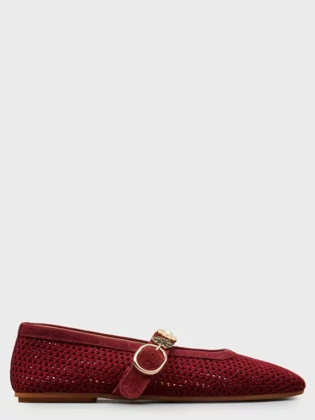 Балетки L'estrosa бордові