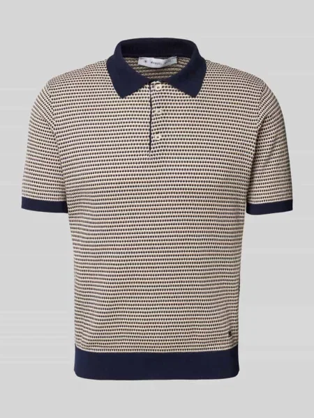 Koszulka polo JOOP! Collection;Czysta bawełna;Krój regular fit;Kołnierzyk polo;Krótka listwa guzikowa;Fakturowany wzór;Długość tyłu w rozmiarze M: 65 cm Manuel Ritz