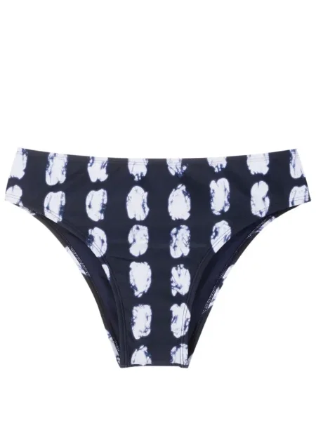 Bikini Lenny Niemeyer z nadrukiem w abstrakcyjne wzory niebieski