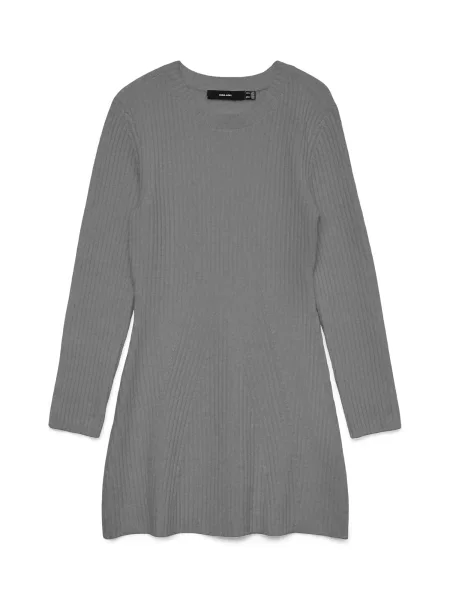 VERO MODA Úpletové šaty VMJOSANNA' šedá