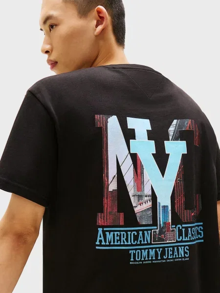 Футболка Tommy Jeans чорна